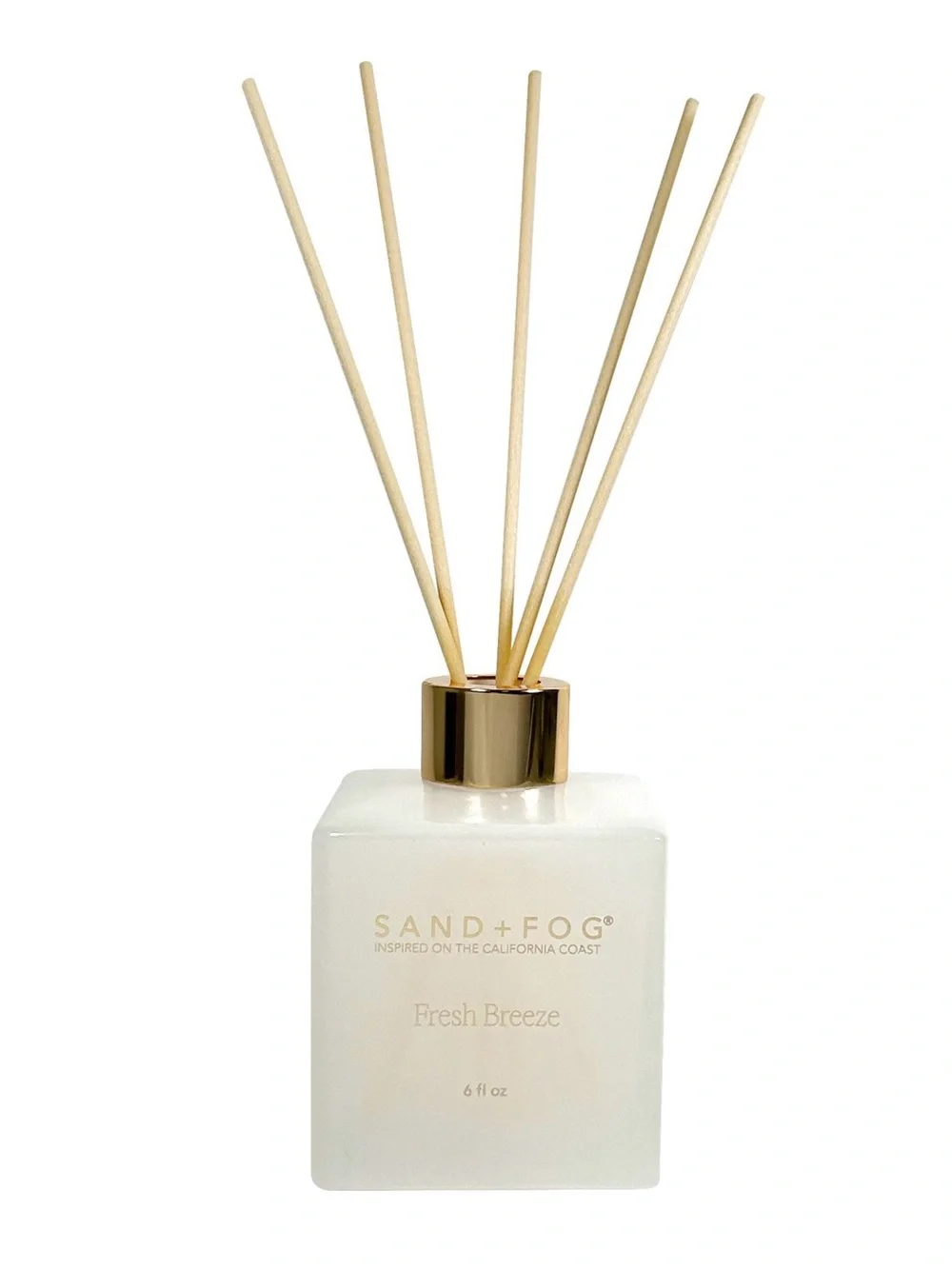 SAND+FOG Reed Diffuser 3-Pack Pistachio Dream, Fresh Breeze, Floral Jasmine